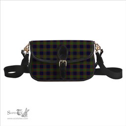 ScotsTee Shop Scottish MacLeish Tartan Women's Chain Crossbody Bag Square Bag