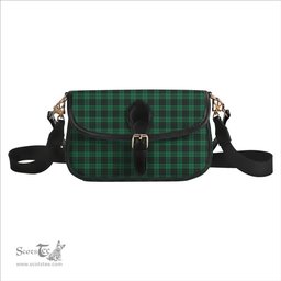 ScotsTee Shop Scottish MacLean Hunting Ancient Tartan Women's Chain Crossbody Bag Square Bag
