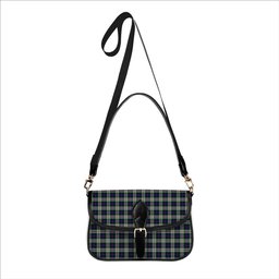ScotsTee Shop Scottish MacLeod Of Californian Tartan Women's Chain Crossbody Bag Square Bag