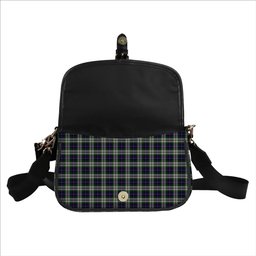 ScotsTee Shop Scottish MacLeod Of Californian Tartan Women's Chain Crossbody Bag Square Bag