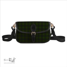 ScotsTee Shop Scottish MacLean Hunting Tartan Women's Chain Crossbody Bag Square Bag