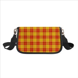 ScotsTee Shop Scottish MacMillan Dress Modern Tartan Women's Chain Crossbody Bag Square Bag