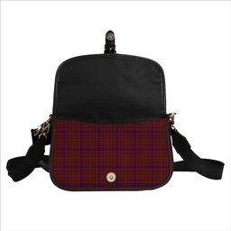 ScotsTee Shop Scottish MacLeod Red Tartan Women's Chain Crossbody Bag Square Bag