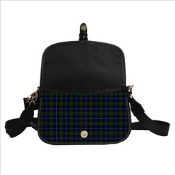 ScotsTee Shop Scottish MacLeod of Harris Modern Tartan Women's Chain Crossbody Bag Square Bag