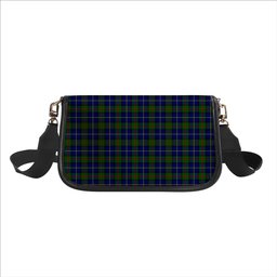 ScotsTee Shop Scottish MacLeod of Harris Modern Tartan Women's Chain Crossbody Bag Square Bag