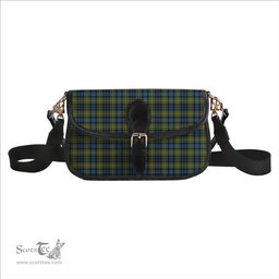 ScotsTee Shop Scottish MacLellan Ancient Tartan Women's Chain Crossbody Bag Square Bag