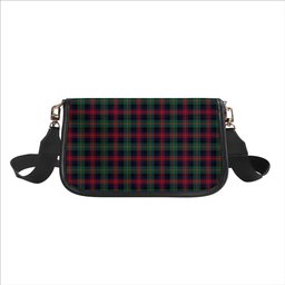 ScotsTee Shop Scottish MacLennan Modern Tartan Women's Chain Crossbody Bag Square Bag