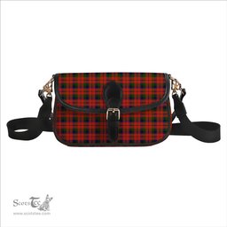 ScotsTee Shop Scottish MacNaughton 1831 Tartan Women's Chain Crossbody Bag Square Bag