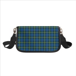 ScotsTee Shop Scottish MacLeod of Harris Ancient Tartan Women's Chain Crossbody Bag Square Bag