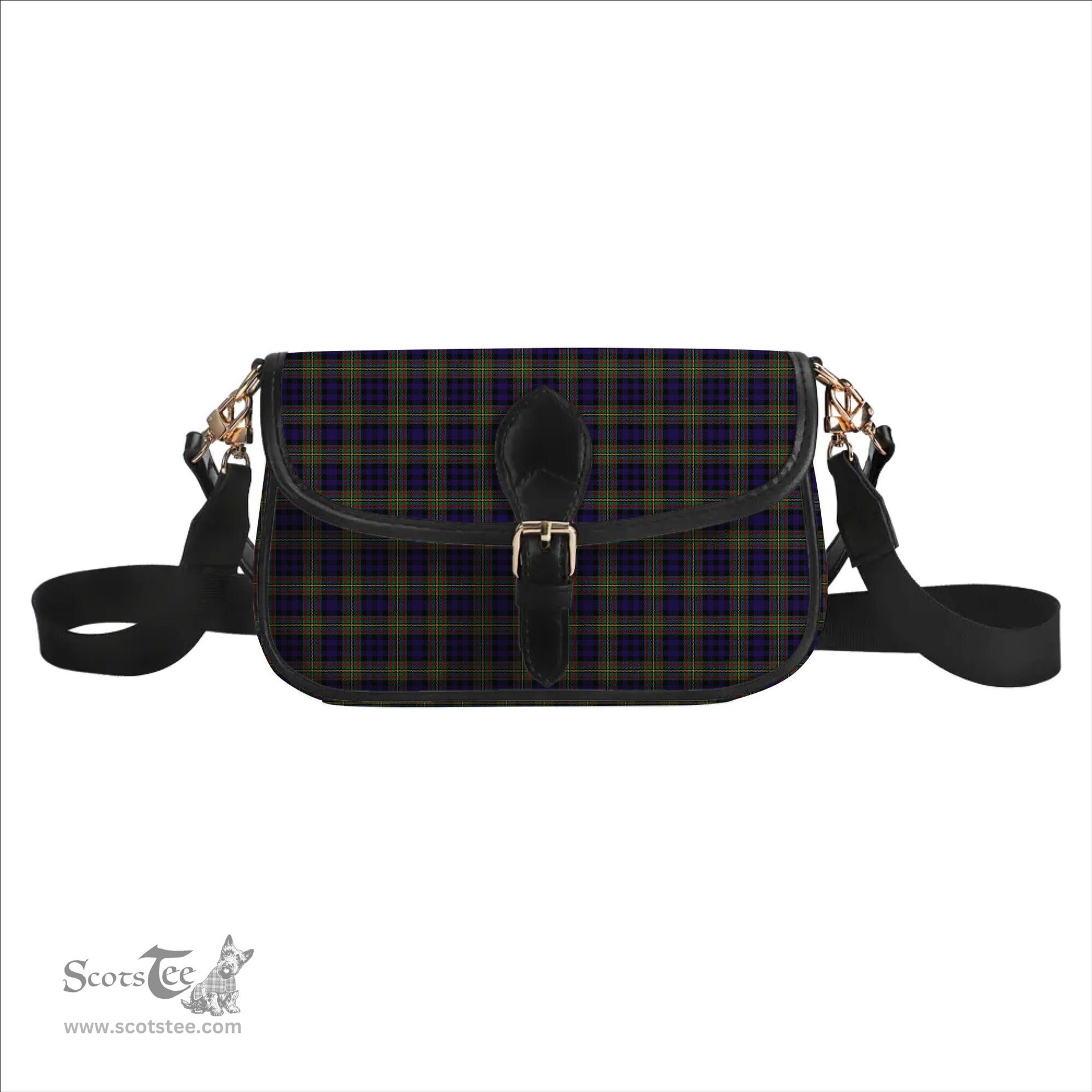 ScotsTee Shop Scottish MacLellan Tartan Women's Chain Crossbody Bag Square Bag