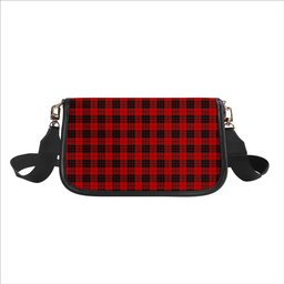 ScotsTee Shop Scottish MacLeod of Raasay SC Tartan Women's Chain Crossbody Bag Square Bag