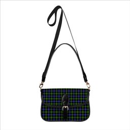 ScotsTee Shop Scottish MacNeill of Barra Modern Tartan Women's Chain Crossbody Bag Square Bag