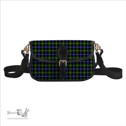 ScotsTee Shop Scottish MacNeill of Barra Modern Tartan Women's Chain Crossbody Bag Square Bag