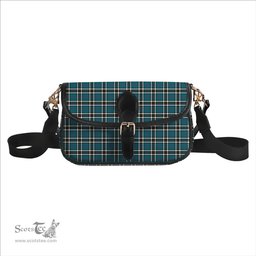 ScotsTee Shop Scottish MacTavish Dress Ancient Tartan Women's Chain Crossbody Bag Square Bag