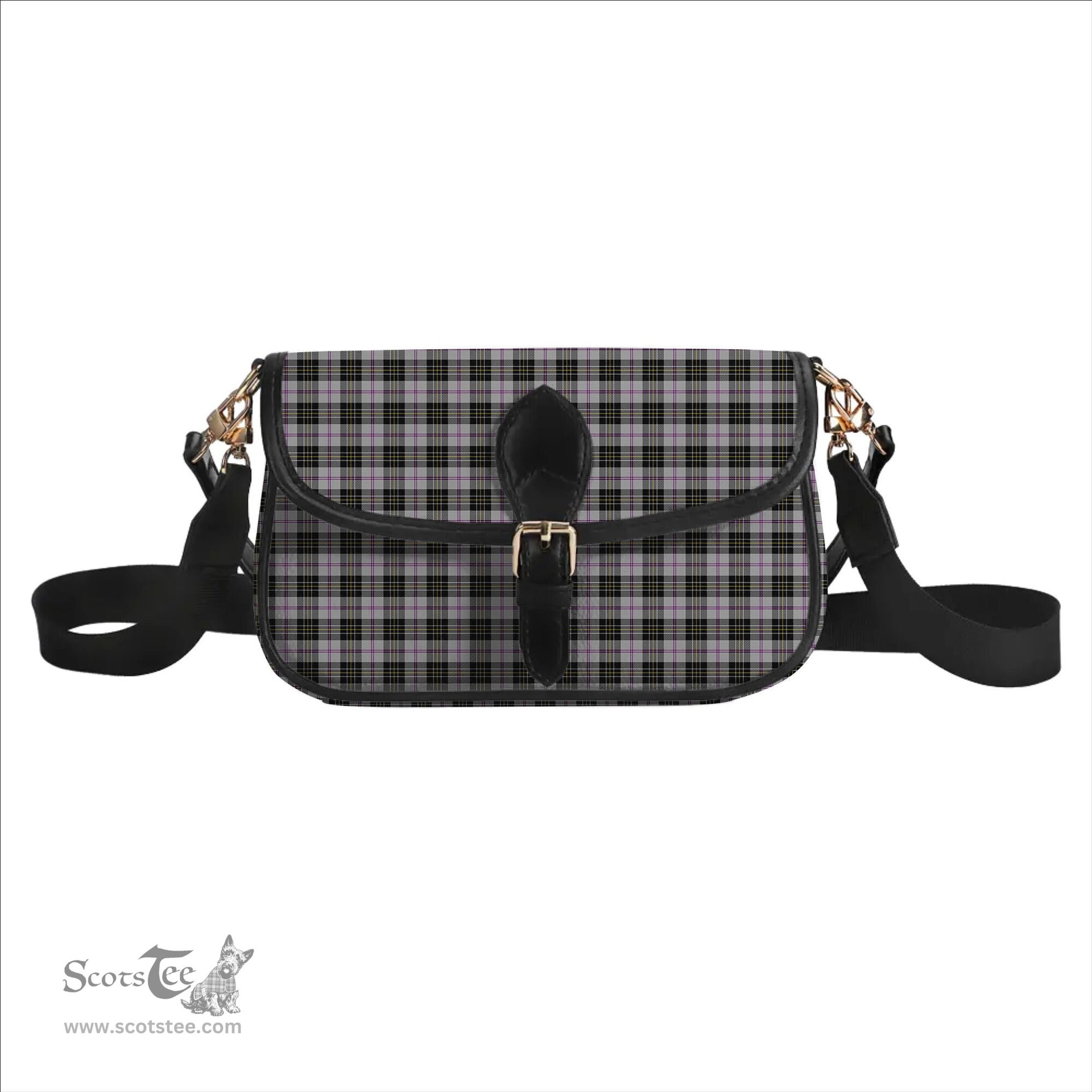 ScotsTee Shop Scottish MacPherson Dress 1951 Tartan Women's Chain Crossbody Bag Square Bag