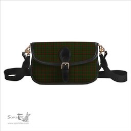 ScotsTee Shop Scottish Macnaughton Hunting Tartan Women's Chain Crossbody Bag Square Bag