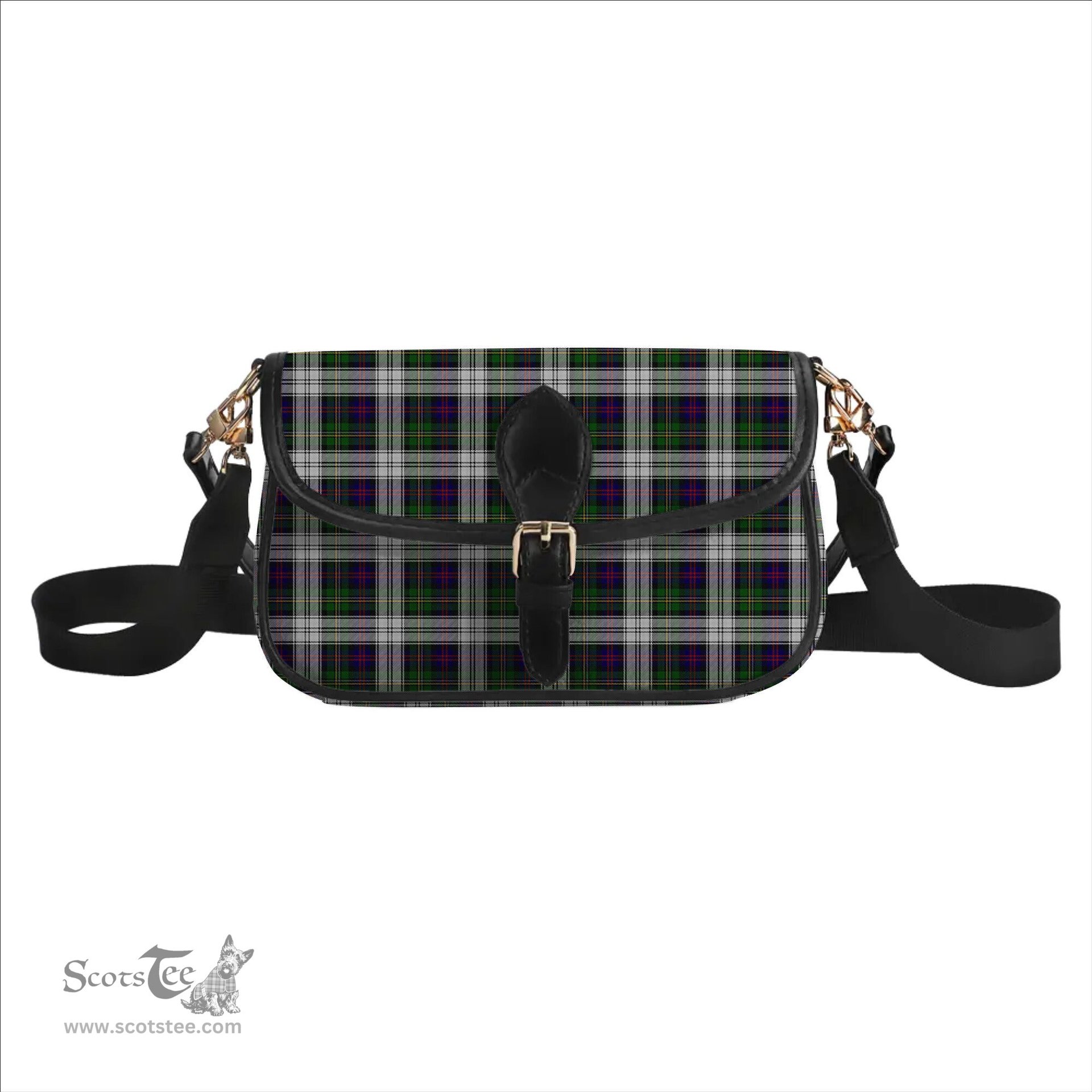 ScotsTee Shop Scottish Malcolm Dress - TD Tartan Women's Chain Crossbody Bag Square Bag