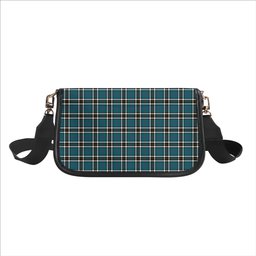 ScotsTee Shop Scottish MacThomas Blue Ancient Tartan Women's Chain Crossbody Bag Square Bag