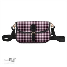 ScotsTee Shop Scottish MacPherson Hunting Modern Tartan Women's Chain Crossbody Bag Square Bag