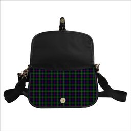 ScotsTee Shop Scottish Malcolm Modern Tartan Women's Chain Crossbody Bag Square Bag
