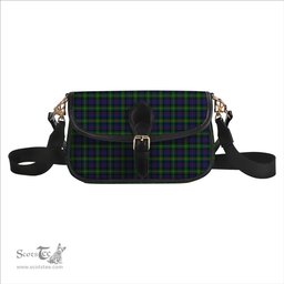 ScotsTee Shop Scottish Maresh Tartan Women's Chain Crossbody Bag Square Bag