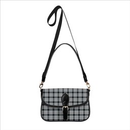 ScotsTee Shop Scottish MacTavish of Dunardry Dress Tartan Women's Chain Crossbody Bag Square Bag