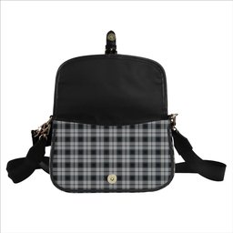 ScotsTee Shop Scottish MacTavish of Dunardry Dress Tartan Women's Chain Crossbody Bag Square Bag