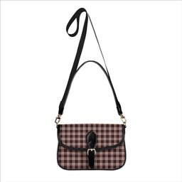ScotsTee Shop Scottish MacPherson Hunting Ancient Tartan Women's Chain Crossbody Bag Square Bag