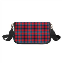 ScotsTee Shop Scottish MacTavish Modern Tartan Women's Chain Crossbody Bag Square Bag
