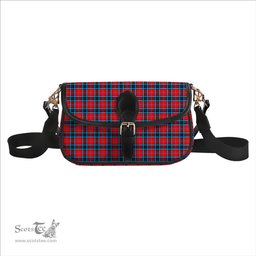 ScotsTee Shop Scottish MacTavish Modern Tartan Women's Chain Crossbody Bag Square Bag