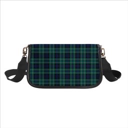 ScotsTee Shop Scottish MacNeill of Colonsay Modern Tartan Women's Chain Crossbody Bag Square Bag