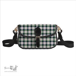 ScotsTee Shop Scottish MacNaughton Dress Modern Tartan Women's Chain Crossbody Bag Square Bag