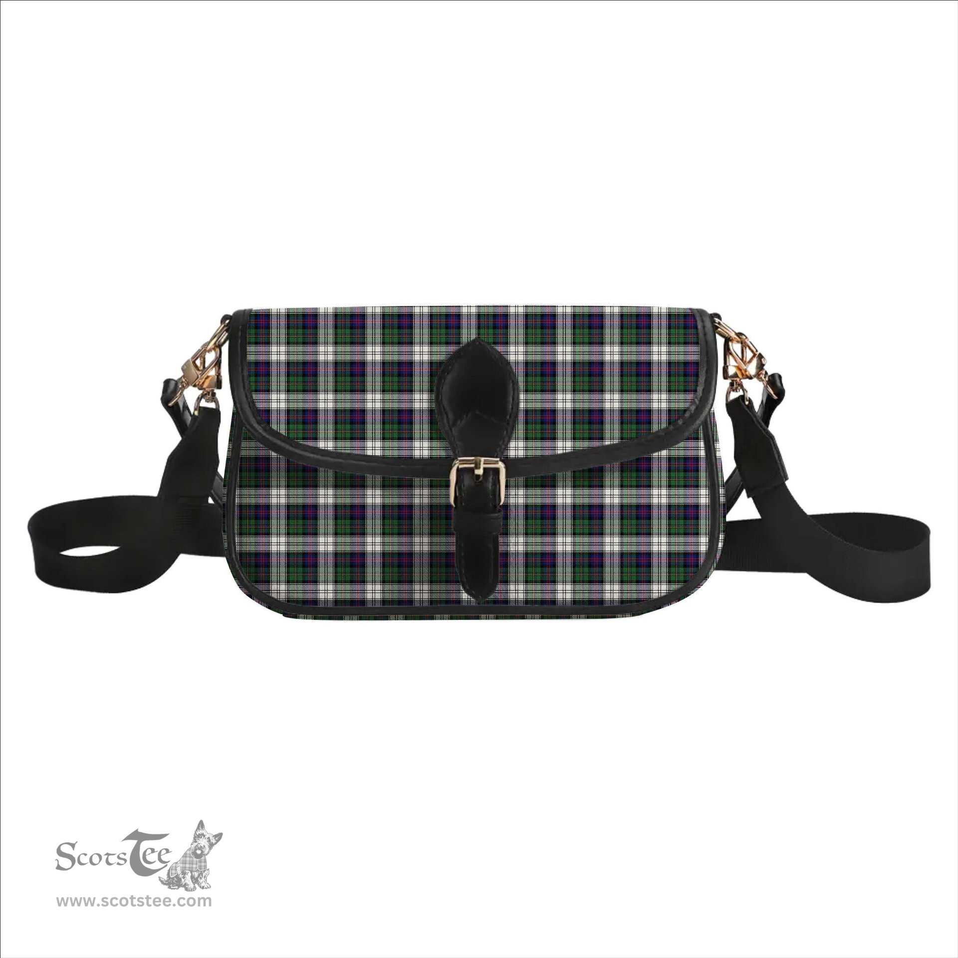ScotsTee Shop Scottish Malcolm Dress Modern Tartan Women's Chain Crossbody Bag Square Bag
