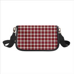 ScotsTee Shop Scottish MacPhee Dress Modern Tartan Women's Chain Crossbody Bag Square Bag