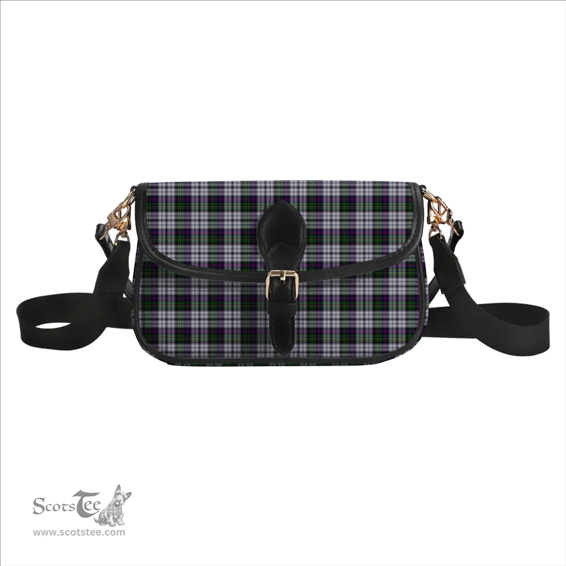 ScotsTee Shop Scottish Malcolm Dress Lochcarron 2005 Tartan Women's Chain Crossbody Bag Square Bag