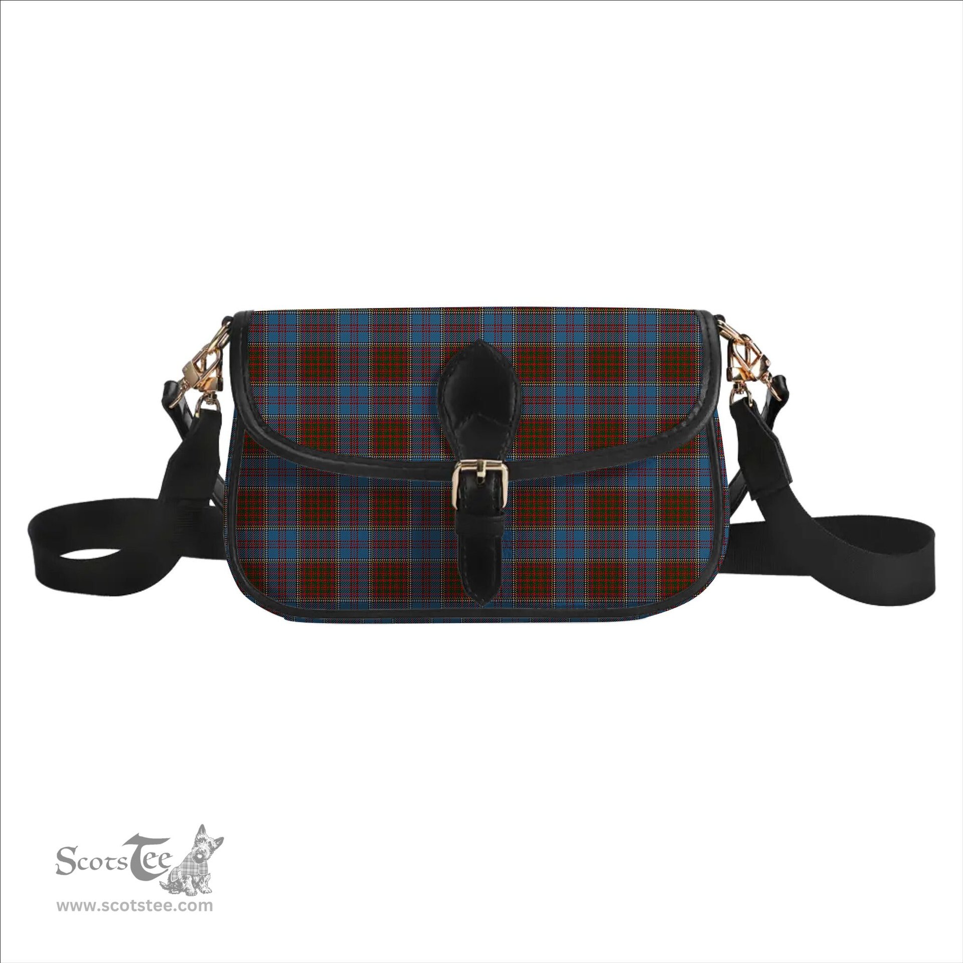 ScotsTee Shop Scottish McGregor Hastie Tartan Women's Chain Crossbody Bag Square Bag