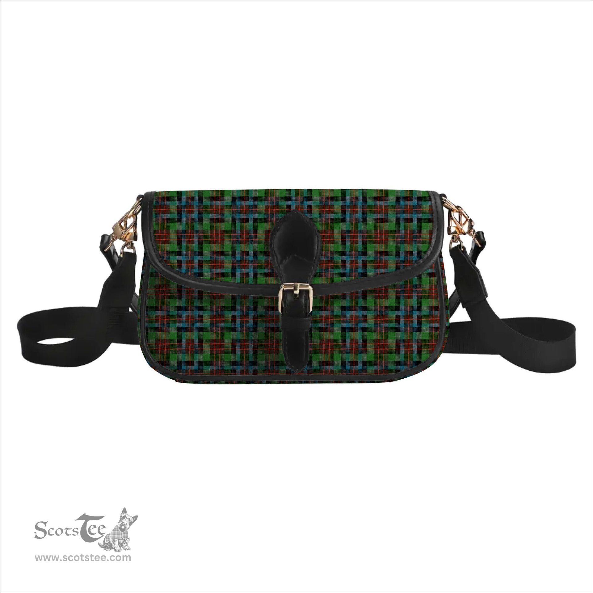 ScotsTee Shop Scottish McDuff Hunting Ancient Tartan Women's Chain Crossbody Bag Square Bag