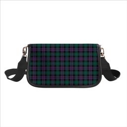 ScotsTee Shop Scottish McArthur of Milton Modern Tartan Women's Chain Crossbody Bag Square Bag
