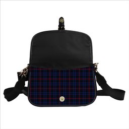 ScotsTee Shop Scottish McCorquodale Modern Tartan Women's Chain Crossbody Bag Square Bag