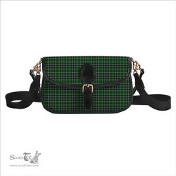 ScotsTee Shop Scottish McDonald Lord of the Isles Hunting Tartan Women's Chain Crossbody Bag Square Bag