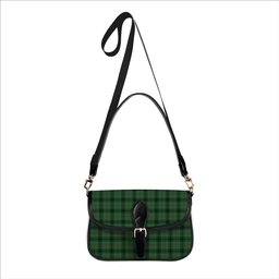 ScotsTee Shop Scottish McArthur-Fox Modern Tartan Women's Chain Crossbody Bag Square Bag
