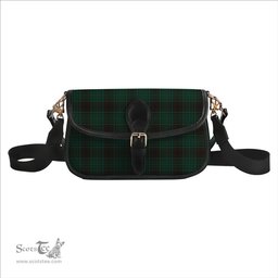 ScotsTee Shop Scottish McGillivray Hunting Modern Tartan Women's Chain Crossbody Bag Square Bag