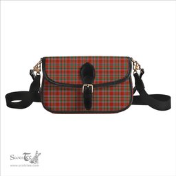 ScotsTee Shop Scottish McDonald of Lochmaddy Ancient Tartan Women's Chain Crossbody Bag Square Bag