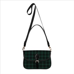 ScotsTee Shop Scottish McAulay Hunting Modern Tartan Women's Chain Crossbody Bag Square Bag