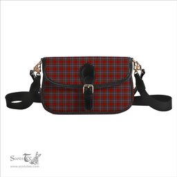 ScotsTee Shop Scottish McFarland Red Tartan Women's Chain Crossbody Bag Square Bag