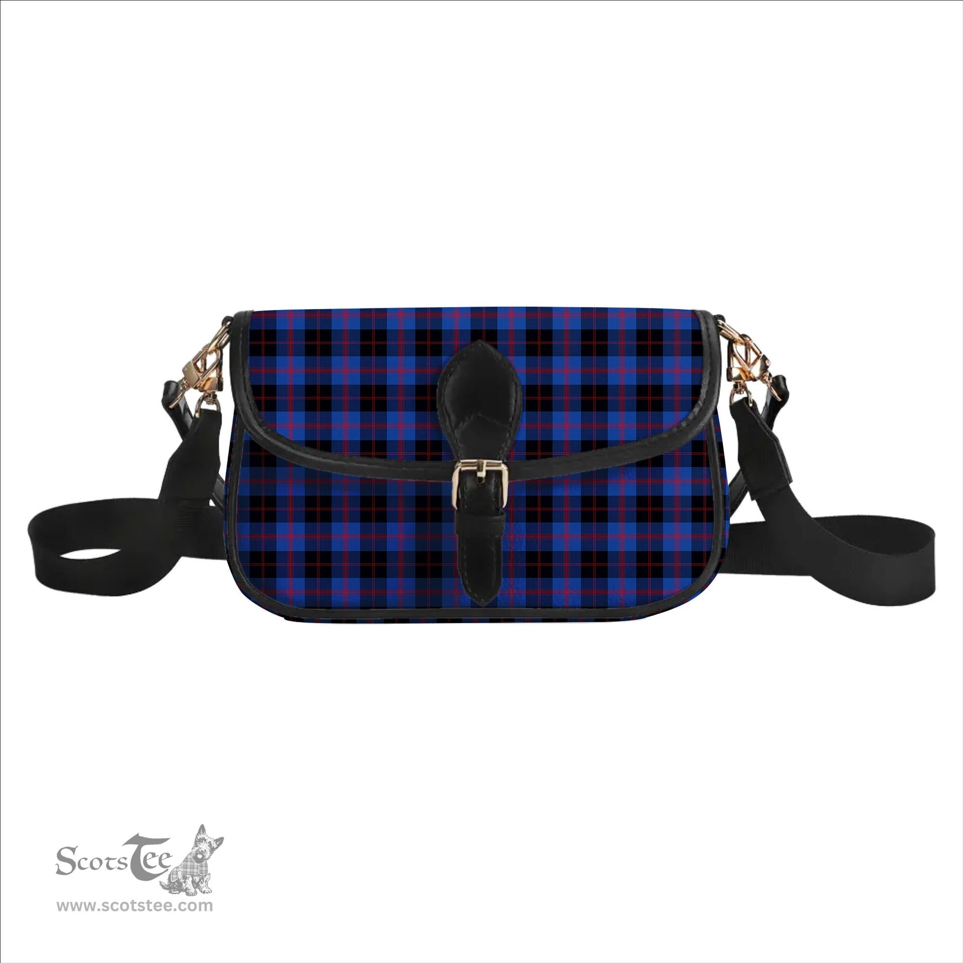 ScotsTee Shop Scottish Maule Modem Tartan Women's Chain Crossbody Bag Square Bag