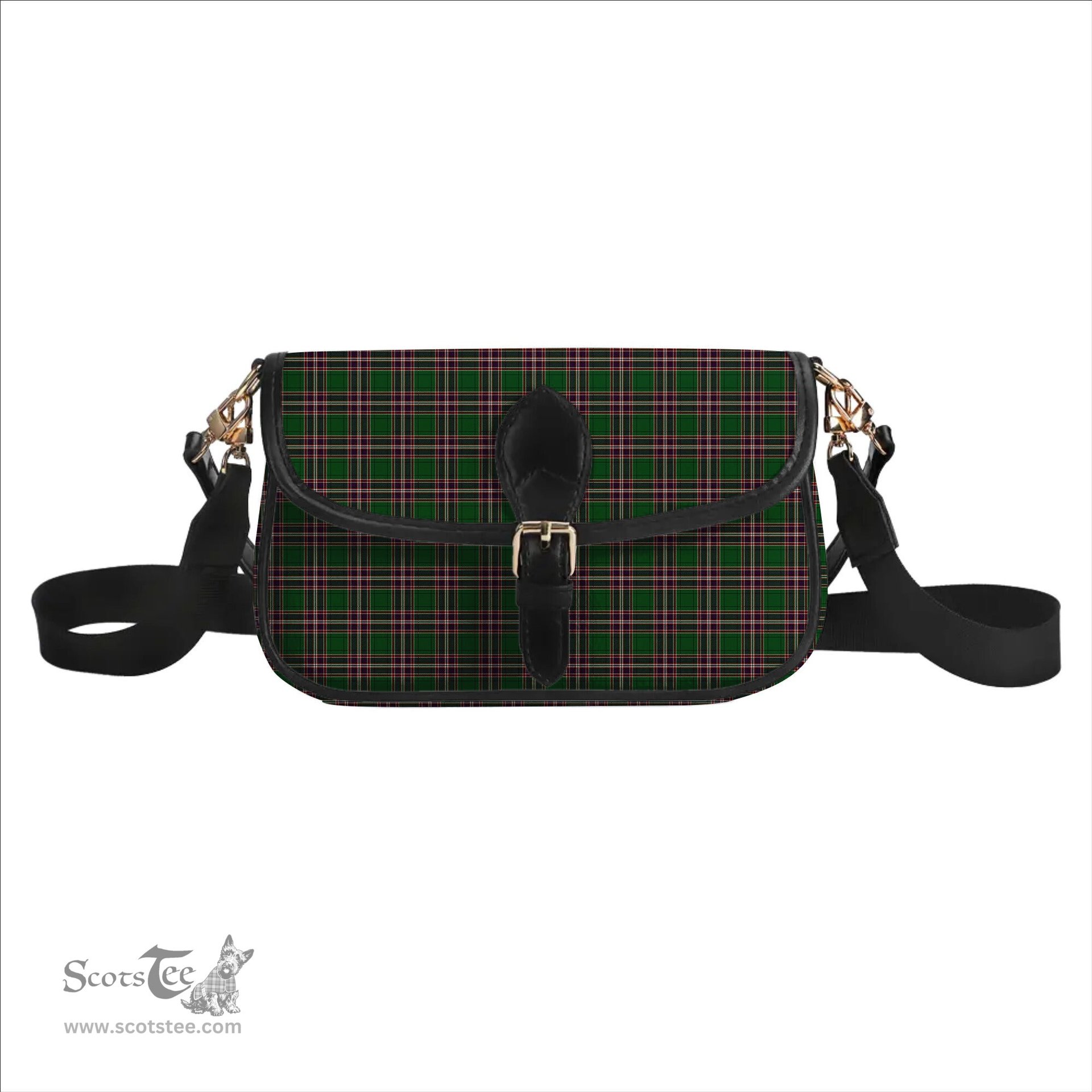 ScotsTee Shop Scottish McFarlane Hunting Tartan Women's Chain Crossbody Bag Square Bag