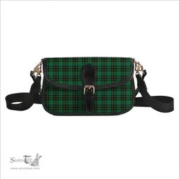ScotsTee Shop Scottish McAlpin Ancient Tartan Women's Chain Crossbody Bag Square Bag