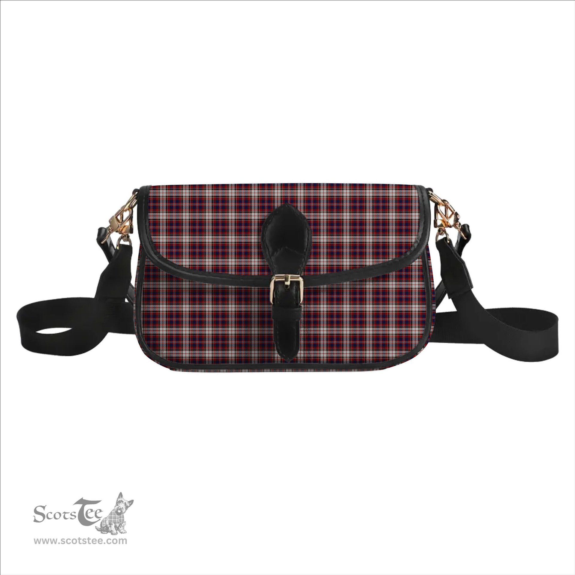 ScotsTee Shop Scottish McFarlane Dress Tartan Women's Chain Crossbody Bag Square Bag