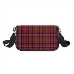 ScotsTee Shop Scottish McDonald of Boisdale Modern Tartan Women's Chain Crossbody Bag Square Bag
